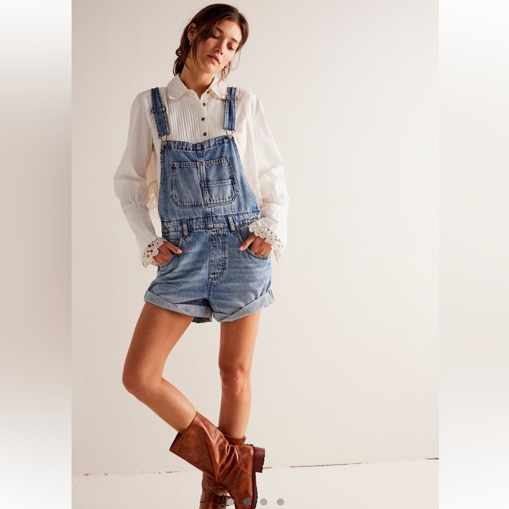 Free people ziggy shortalls overalls